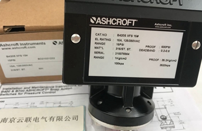 ASHCROFT pressure switch B420S XFS9